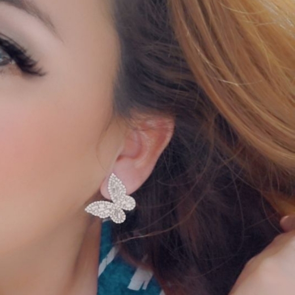 Butterflies earrings - Picture 4 of 9